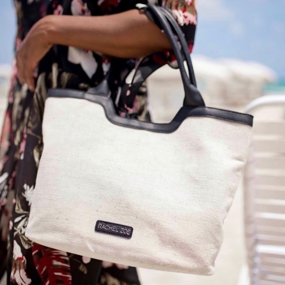 Rachel Zoe Capri Canvas Tote Bag - Picture 1 of 13